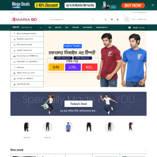 (Ecom-10) Laravel ecommerce Website Source Code / Script
