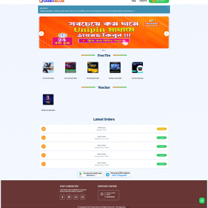 Free Fire Auto Topup Website