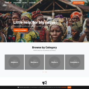 Fundme-_-Crowdfunding-Platform Donation Website Source Code / Script