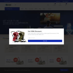 Gadget-Shop (Ecom-8) Gadget Shop Website Source Code / Script